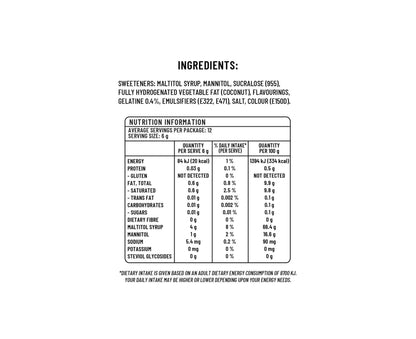 Sugarless Co Caramel-Cream Chews 70g