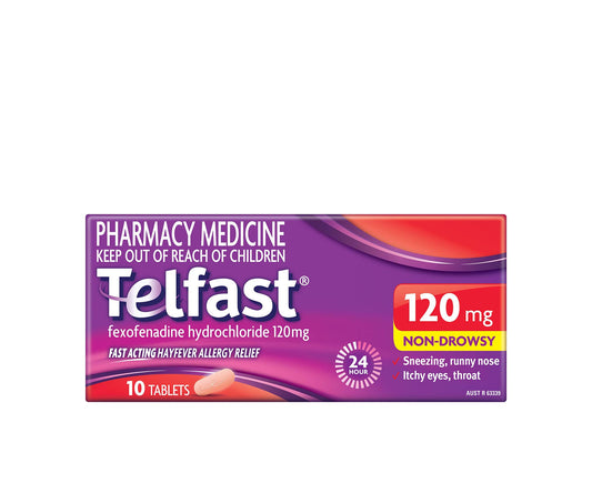Telfast 120mg Tablets 10