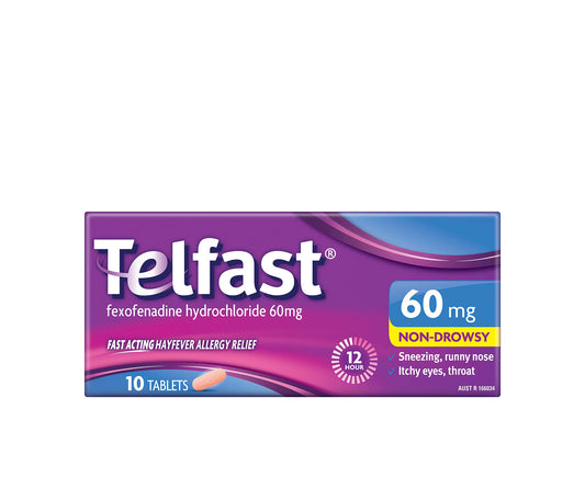 Telfast 60mg Tablets 10