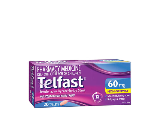 Telfast 60mg Tablets 20
