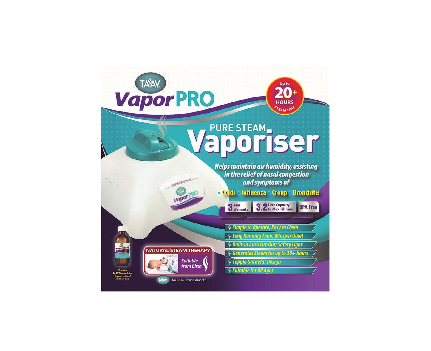 Taav VaporPro Steam Vapouriser