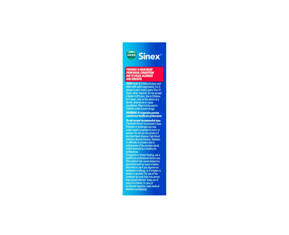 Vicks Sinex Nasal Decongestant Spray 15mL