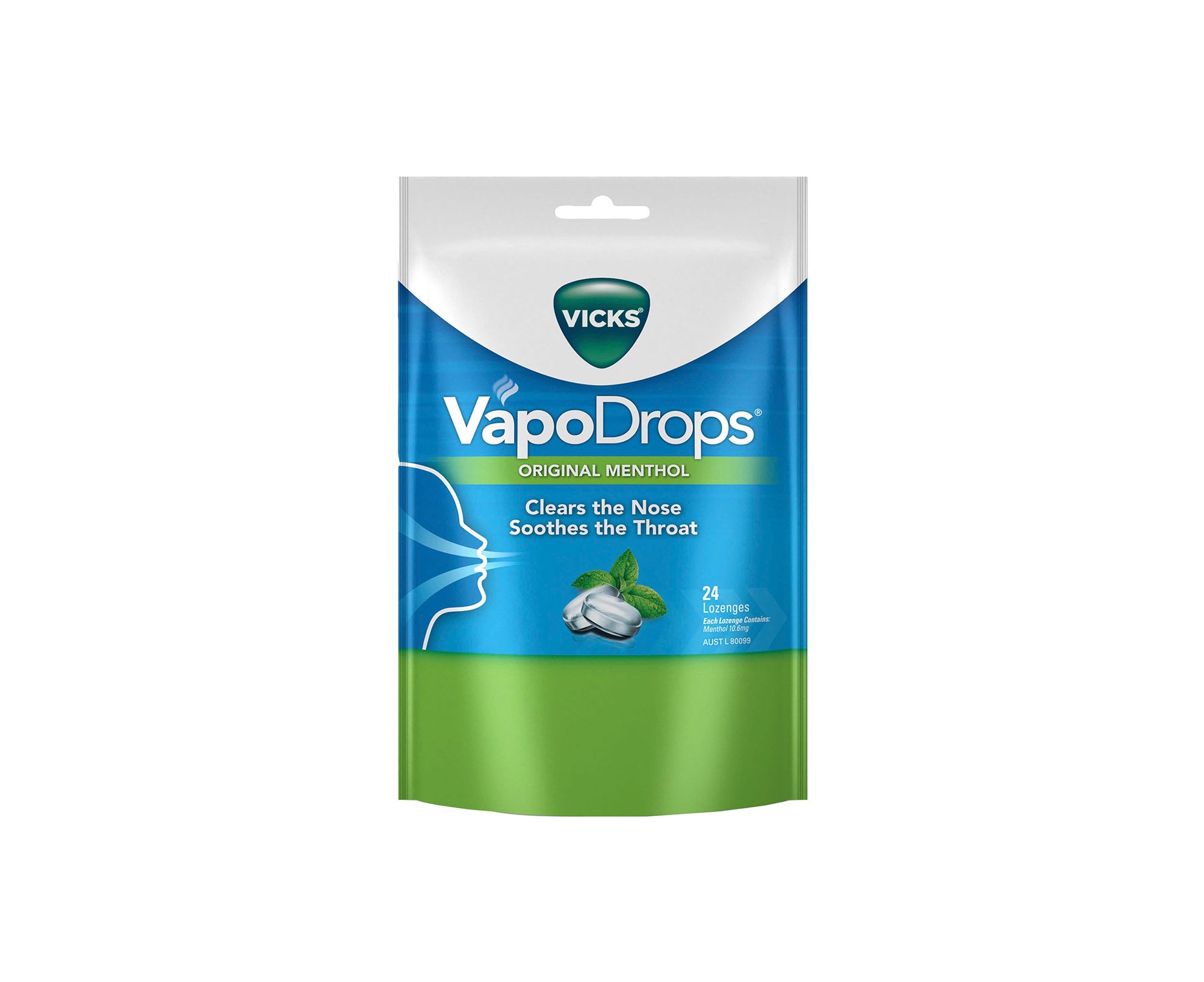 Vicks Vapodrops Original Menthol 24 – Zenith Pharmacy