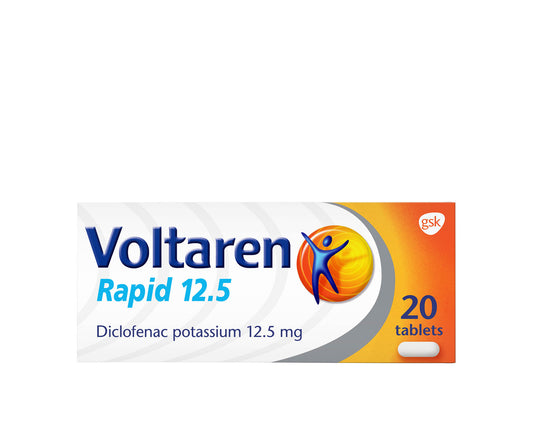 Voltaren Rapid 12.5mg Tablets 20