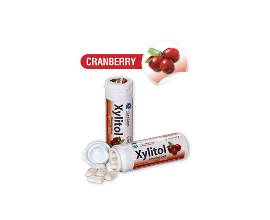 Xylitol Chewing Gum Cranberry 30 Pack