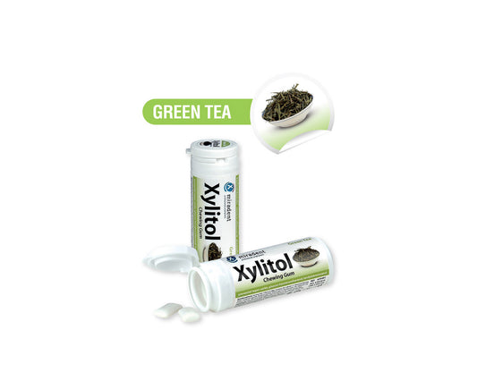 Xylitol Chewing Gum Green Tea 30 Pack