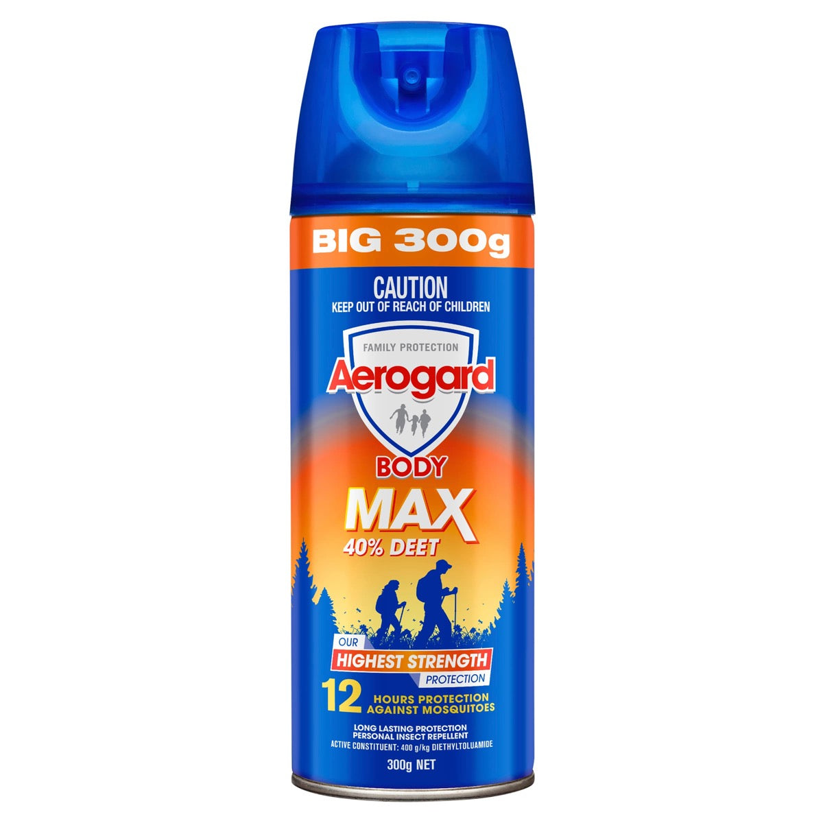 Aerogard Heavy Duty 40% Deet Aerosol Spray 300g