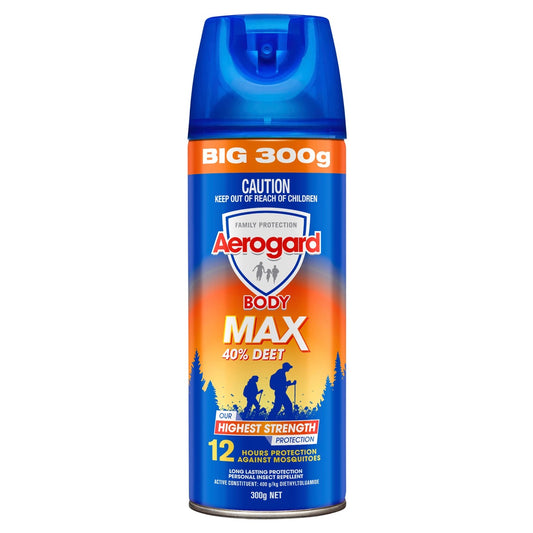 Aerogard Heavy Duty 40% Deet Aerosol Spray 300g