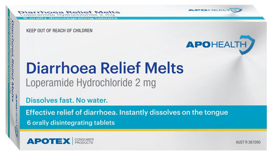 Apohealth Diarrhoea Relief Melts Tablets 6