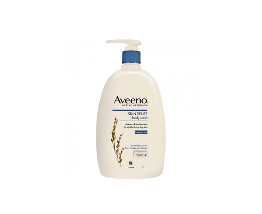 Aveeno Skin Relief Body Wash Fragrance Free 1L