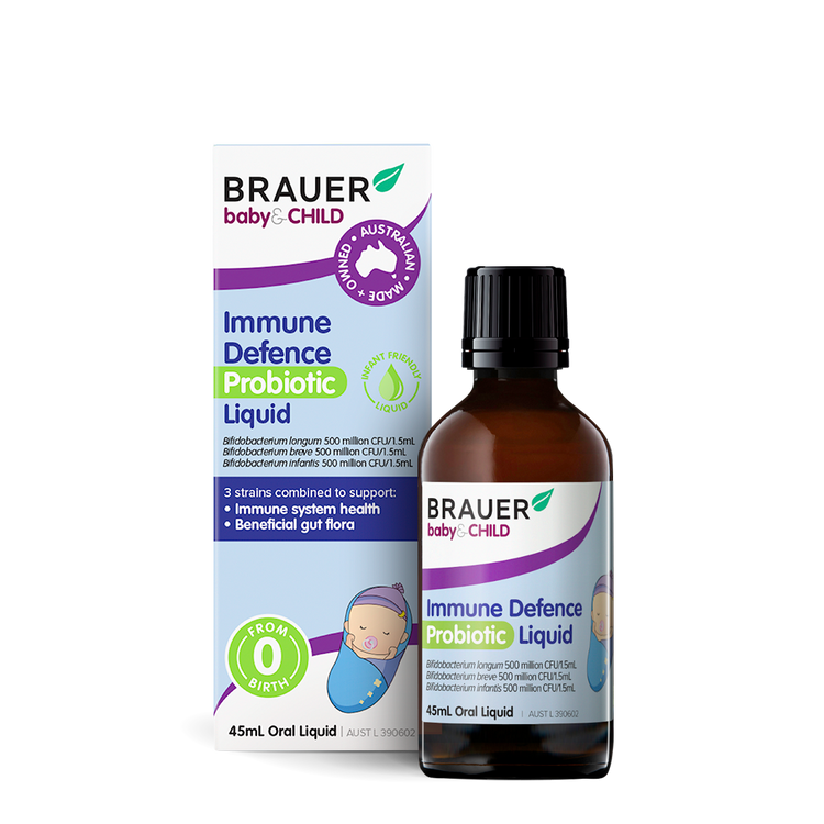 Brauer Baby & Child Immune Defence Probiotic Liquid 45mL