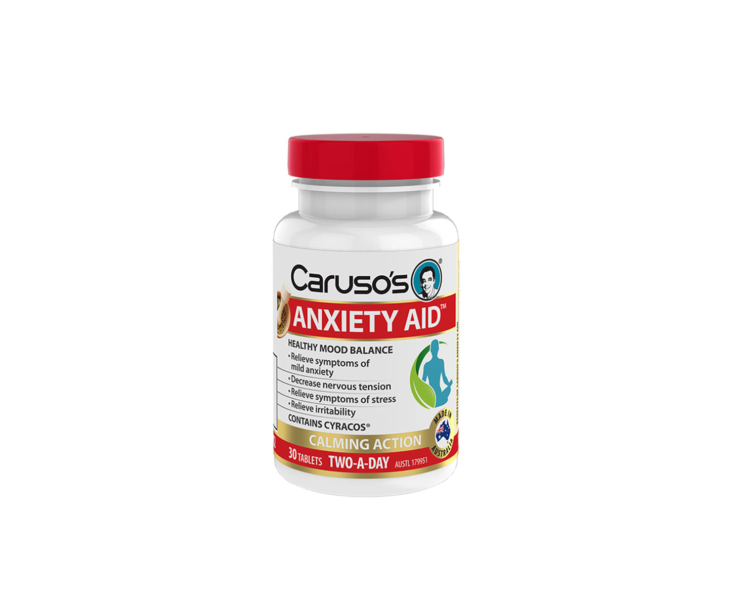 Caruso's Anxiety Aid Tablets 30