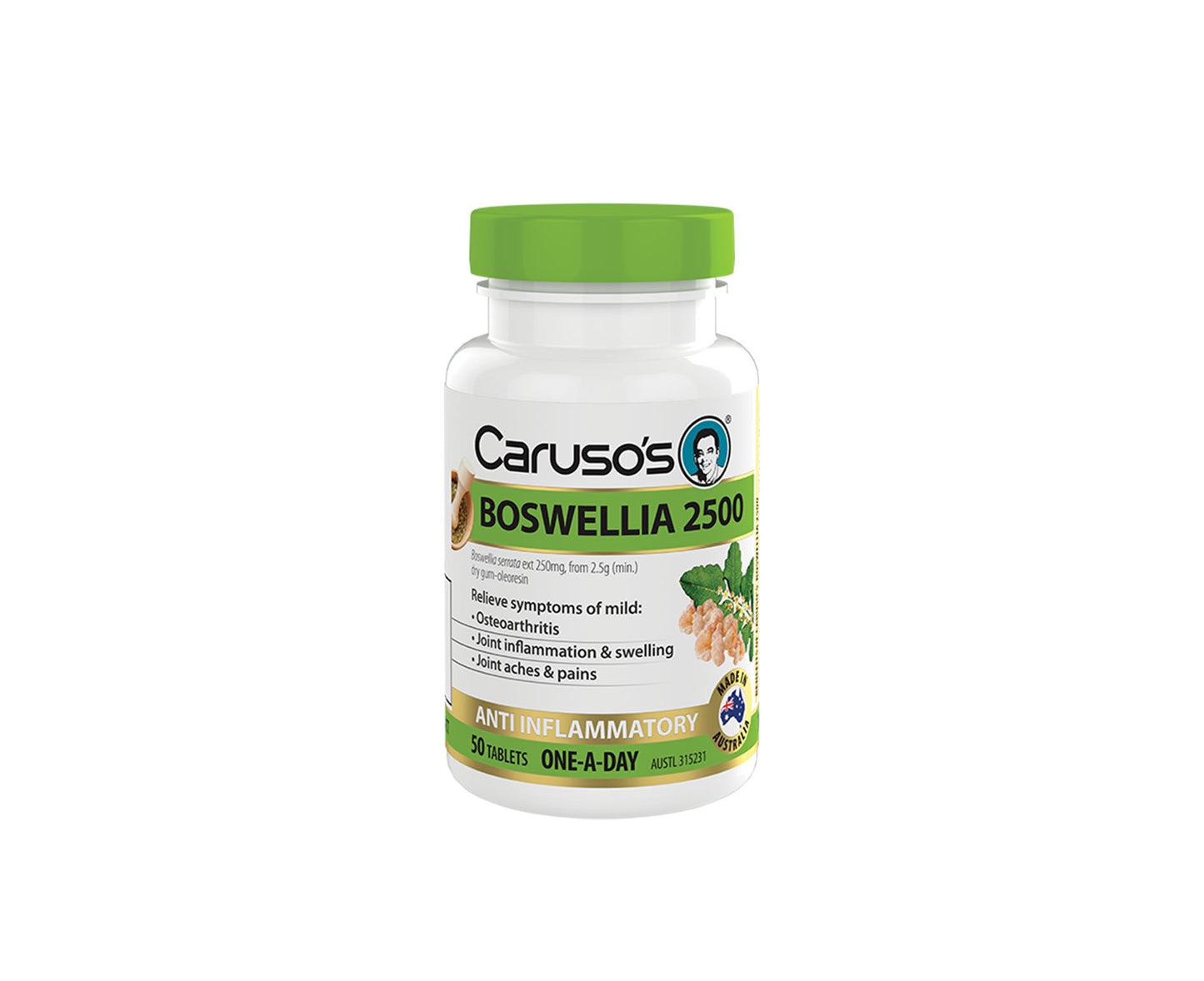 Caruso's Boswellia 2500 Tablets 50