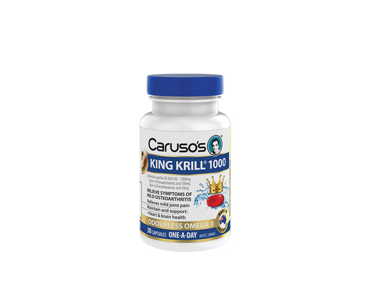 Caruso's King Krill 1000mg Capsules 30