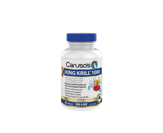 Caruso's King Krill 1000mg Capsules 60