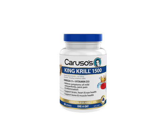 Caruso's King Krill 1500mg Capsules 60