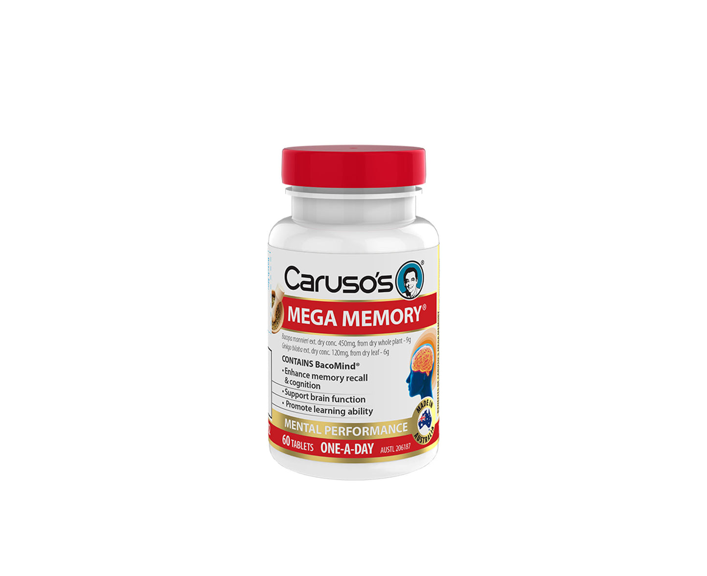 Caruso's Mega Memory Tablets 60