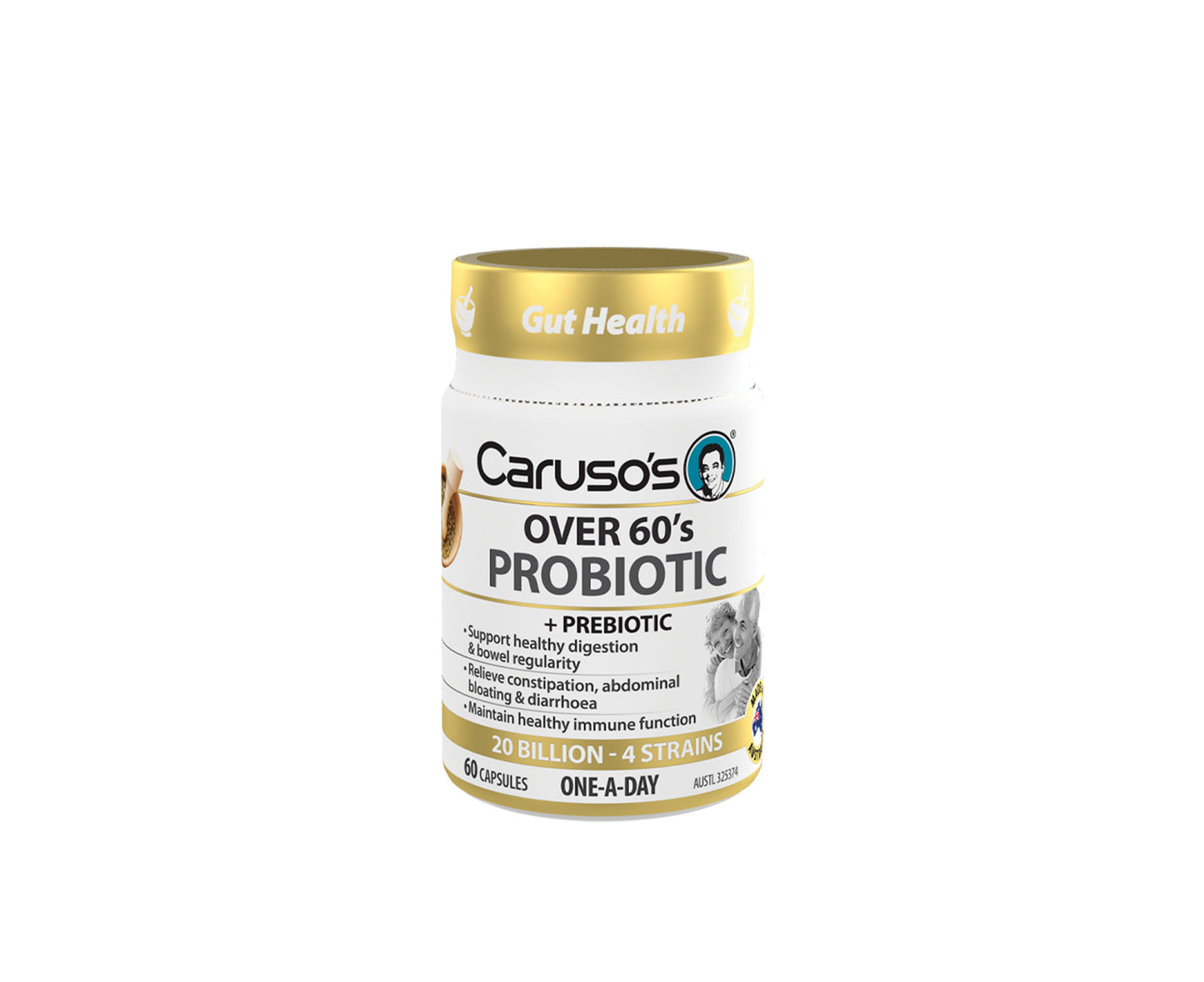 Caruso's Over 60s Probiotic Capsules 60