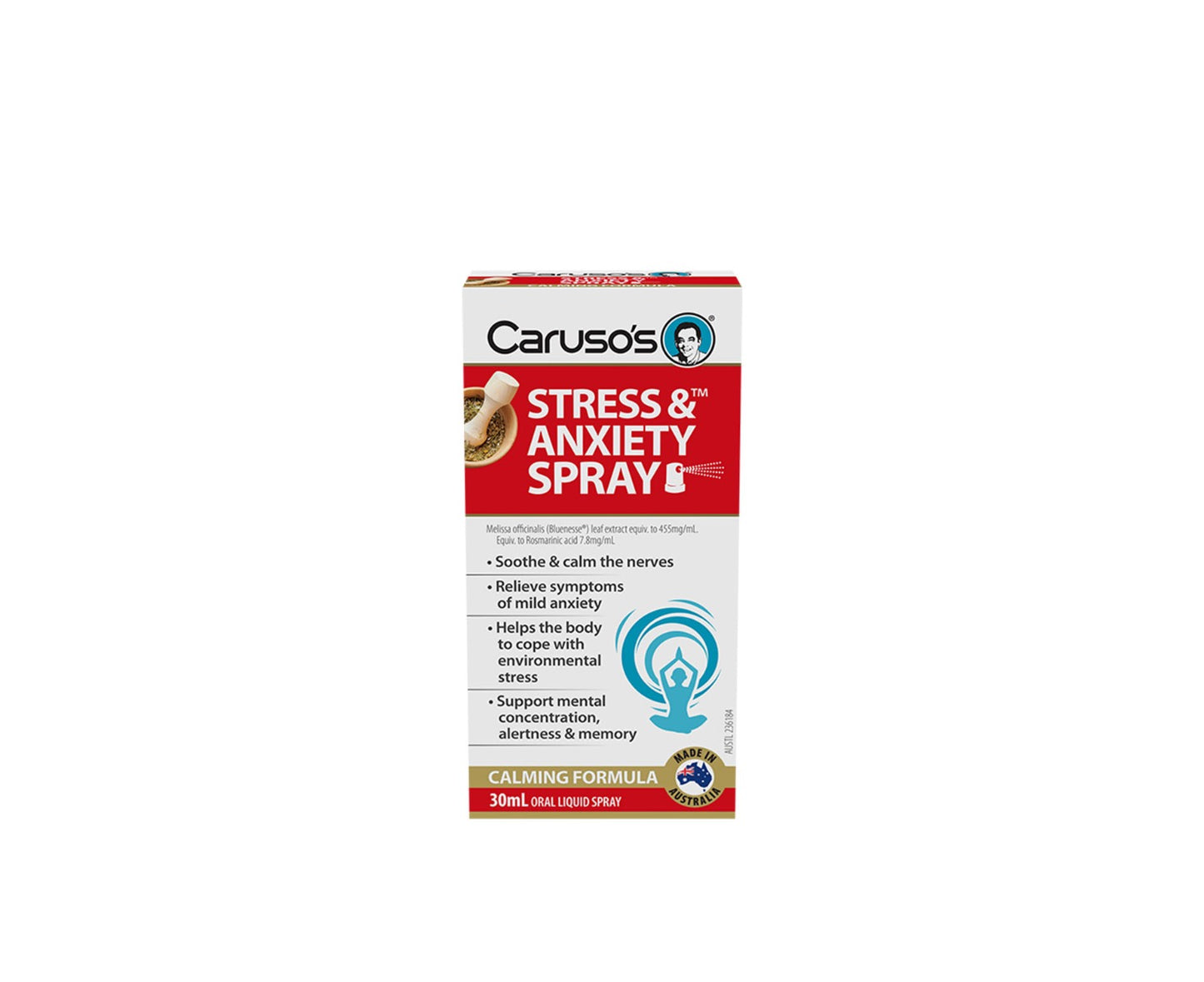 Caruso's Stress & Anxiety Spray 30mL