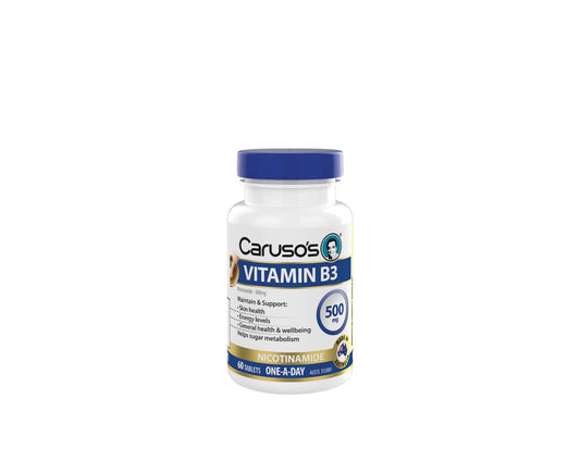 Caruso's Vitamin B3 500mg Tablets 60