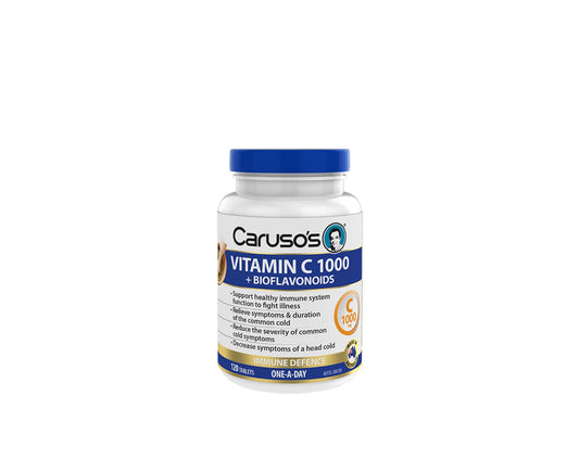 Caruso's Vitamin C 1000 + Bioflavonoids Tablets 120