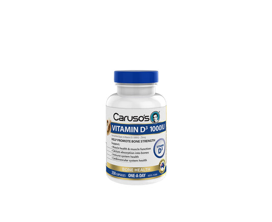 Caruso's Vitamin D3 1000IU Capsules 250