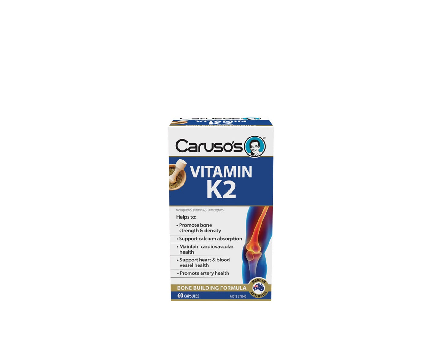 Caruso's Vitamin K2 Capsules 60