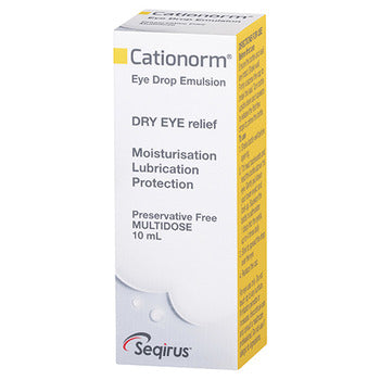 Cationorm Preserative Free Eye Drops 10mL
