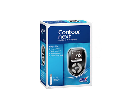 Contour Next Blood Glucose Monitor & Microlet Lancets 100 Pack