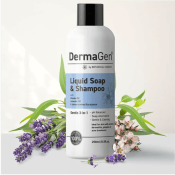 DermaGen Liquid Soap & Shampoo 250mL