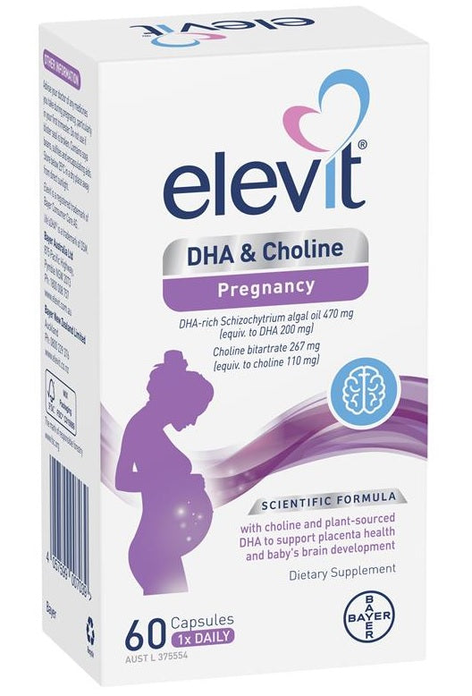 Elevit DHA & Choline Pregnancy Capsules 60