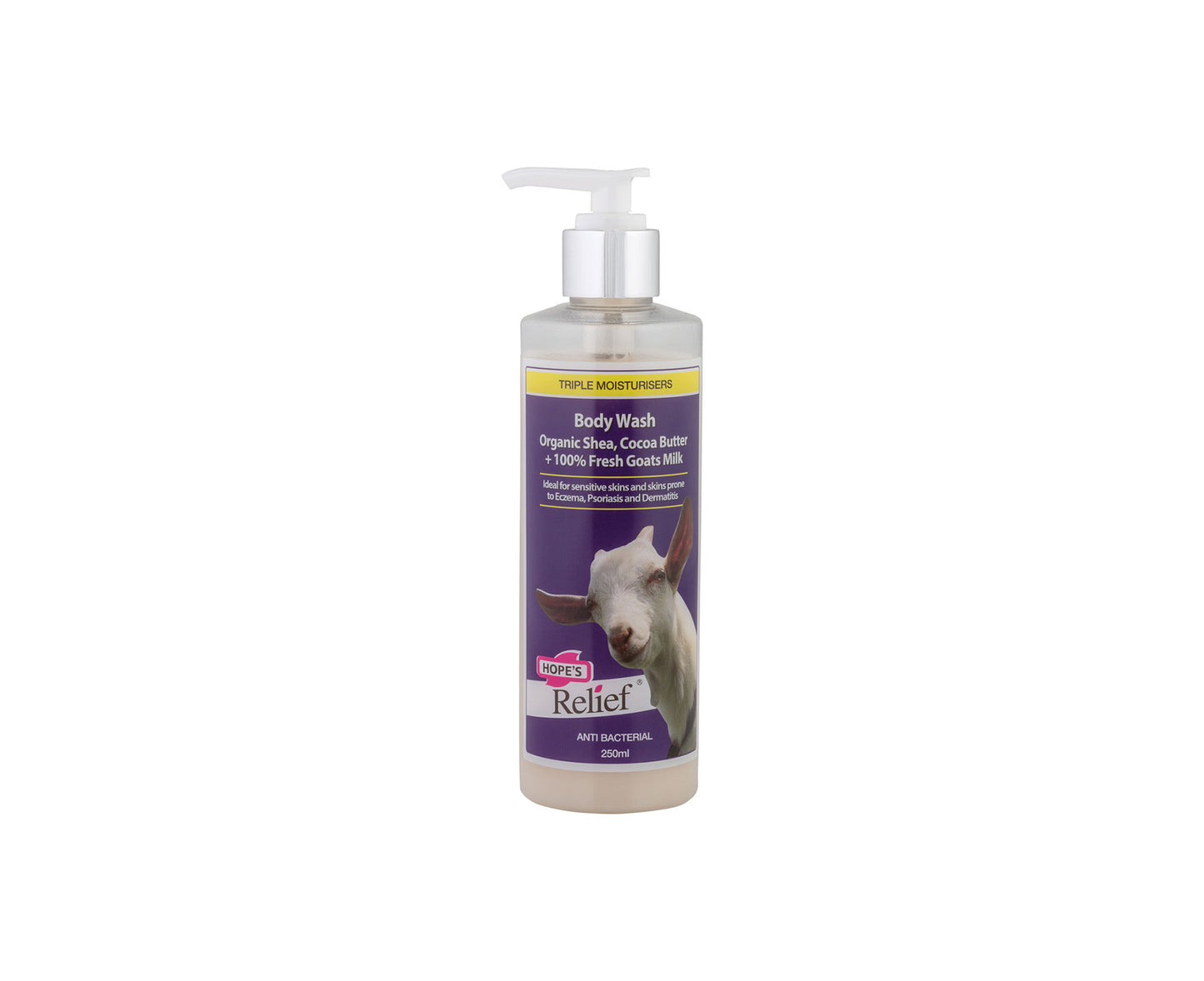 Hope's Relief Goat Milk Body Wash 250mL