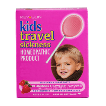Keysun Kids Travel Sickness Lozenges Strawberry 10