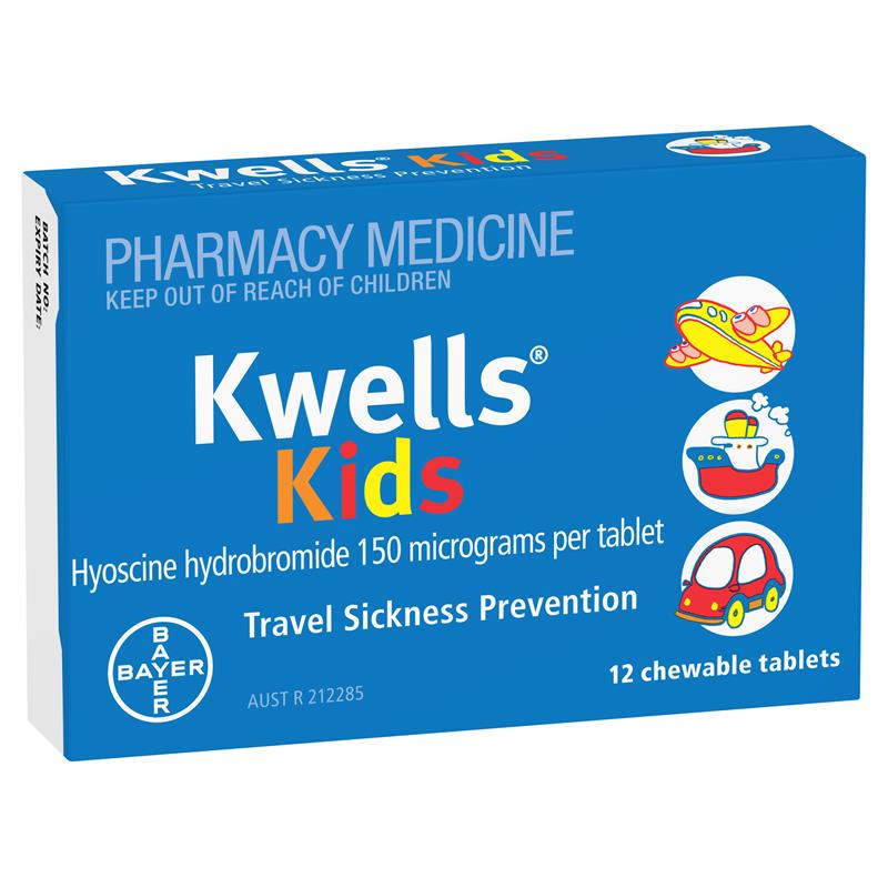 Kwells Kids 150mg Tablets 12