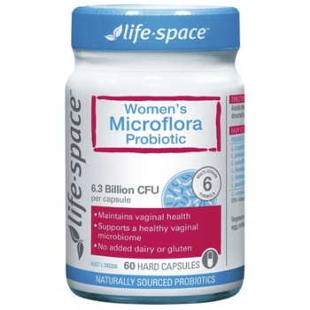 Life Space Women's Microflora Probiotic Capsules 60