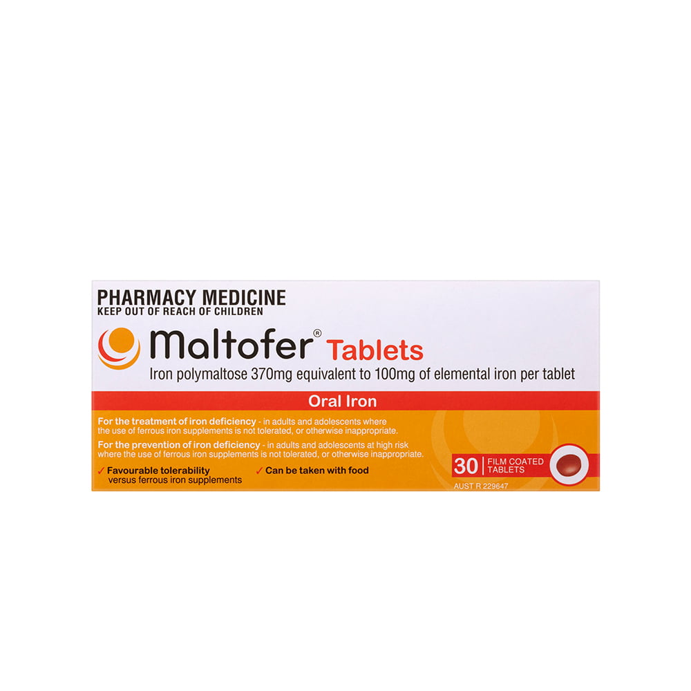 Maltofer 100mg Tablets 30