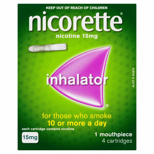 Nicorette Ingalator 15mg Cartridges 4