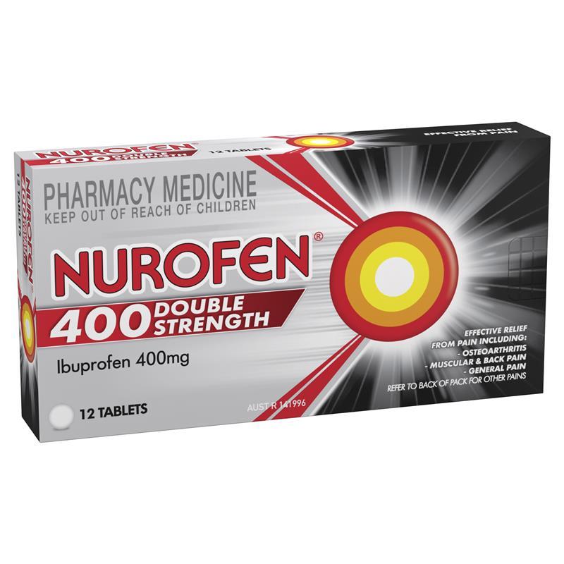 Nurofen Double Strength 400mg Tablets 12