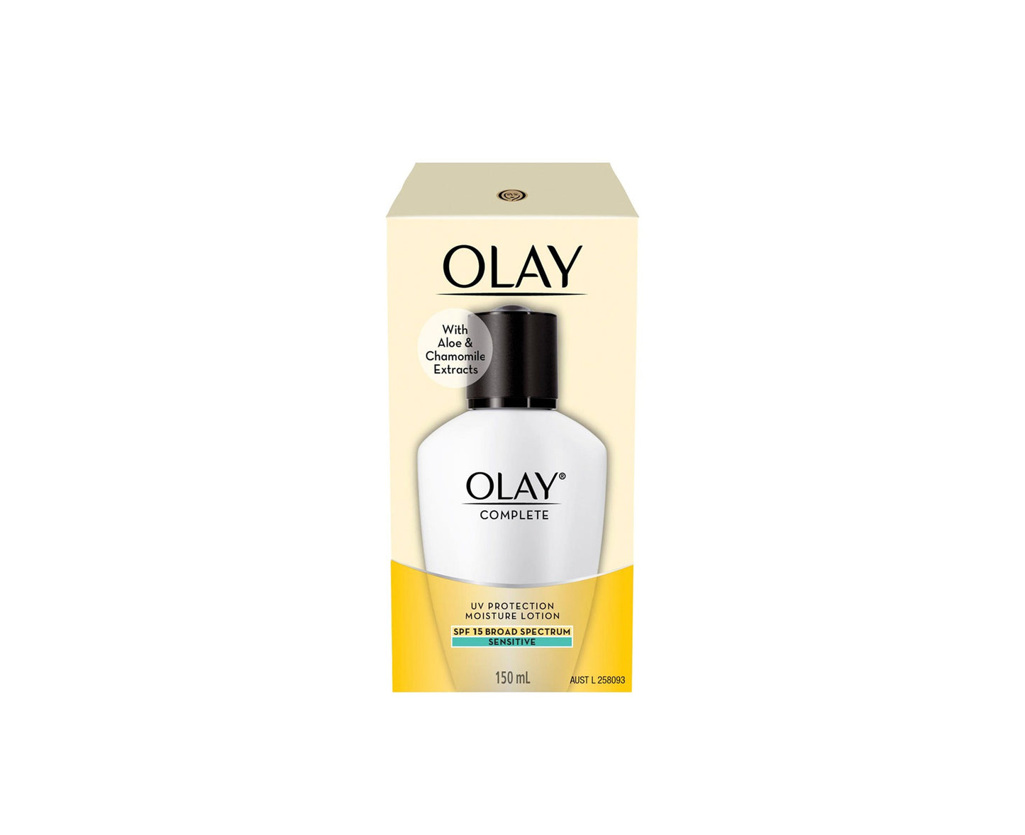 Olay Complete UV Protect Moisturiser Lotion Sensitive Skin SPF15 150mL