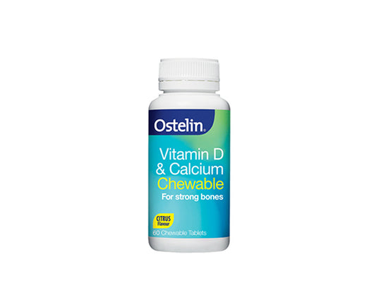 Ostelin Vitamin D & Calcium 60 Chewable Tablets