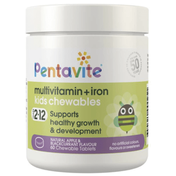 Pentavite Multivitamin + Iron Kids Chewables 60