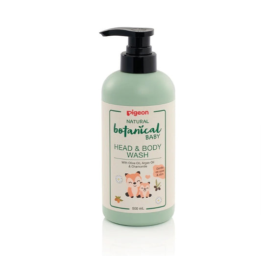 Pigeon Natural Botanical Baby Head and Body Wash 500mL