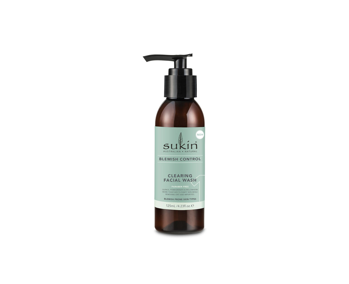 Sukin Blemish Control Clearing Facial Wash 125mL