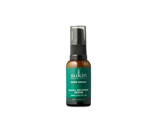 Sukin Super Greens Natural Facial Recovery Serum 30mL