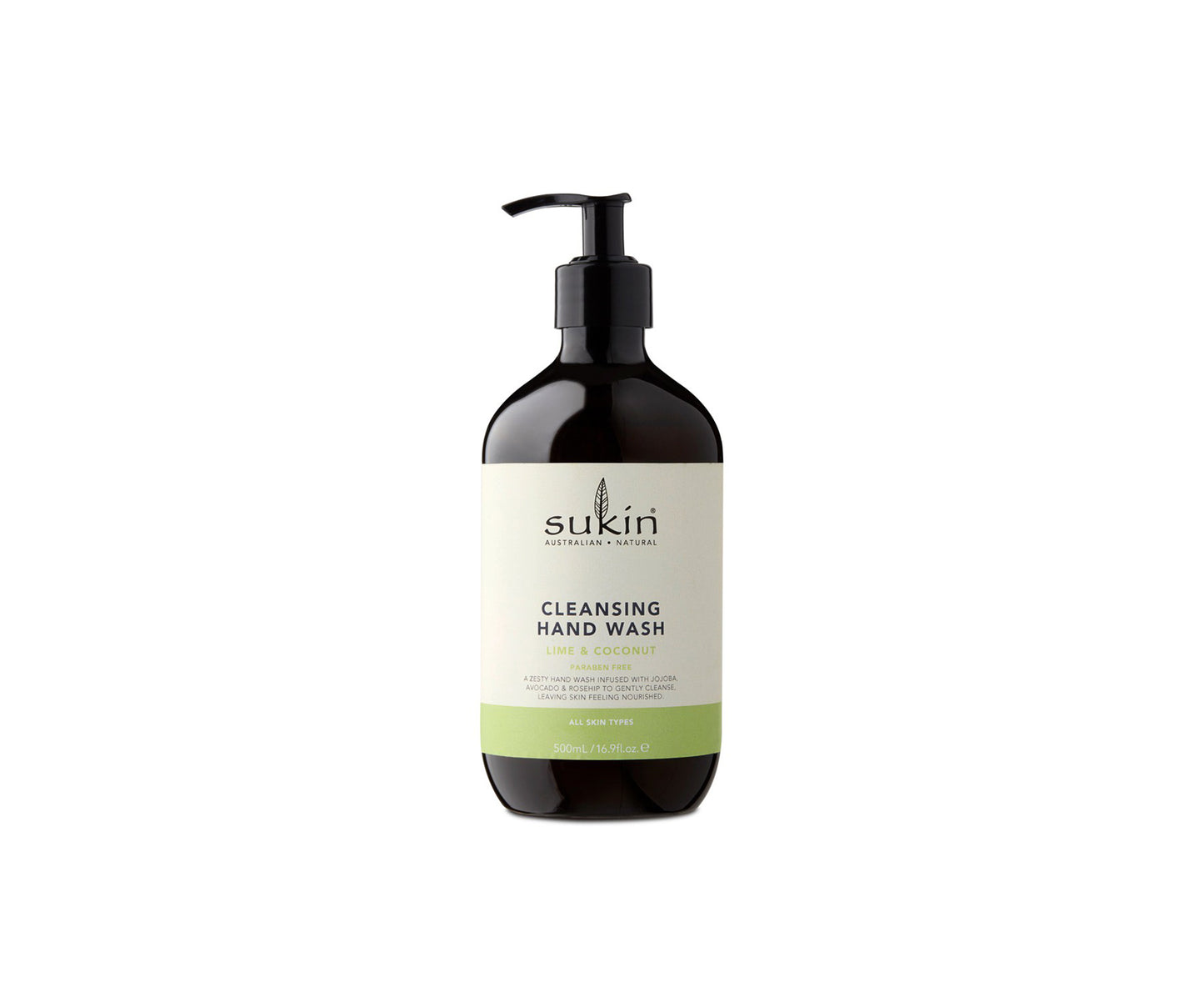 Sukin Cleansing Hand Wash Lime & Coconut 500mL