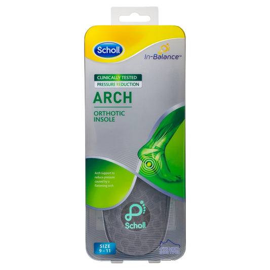 Scholl In-Balance Arch Orthotic Insole Large 1 Pair