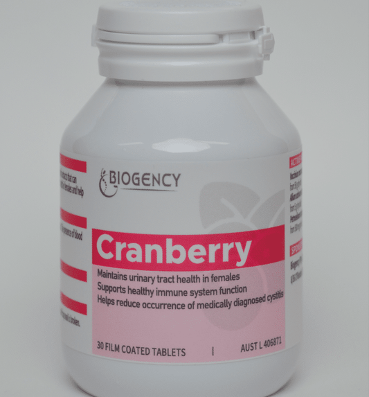 Biogency Cranberry Tablets 30
