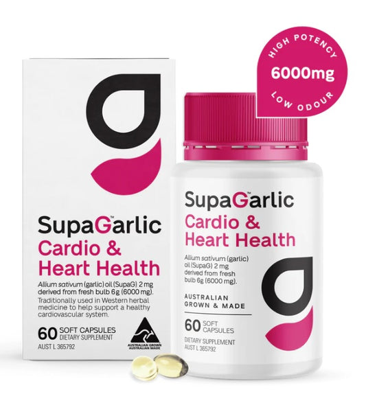 SupaGarlic Cardio & Heart Health Soft Capsules 60