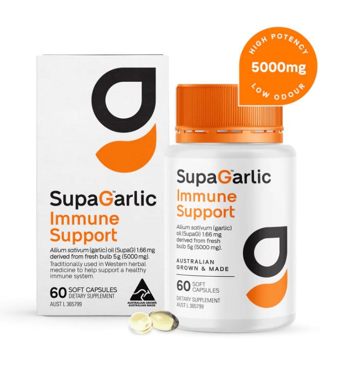 SupaGarlic Immune Support Soft Capsules 60