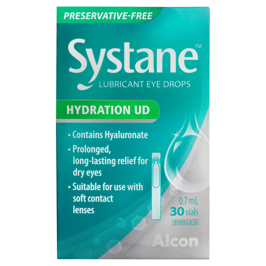 Systane Hydration UD Eye Drops 0.7ml 30 Pack